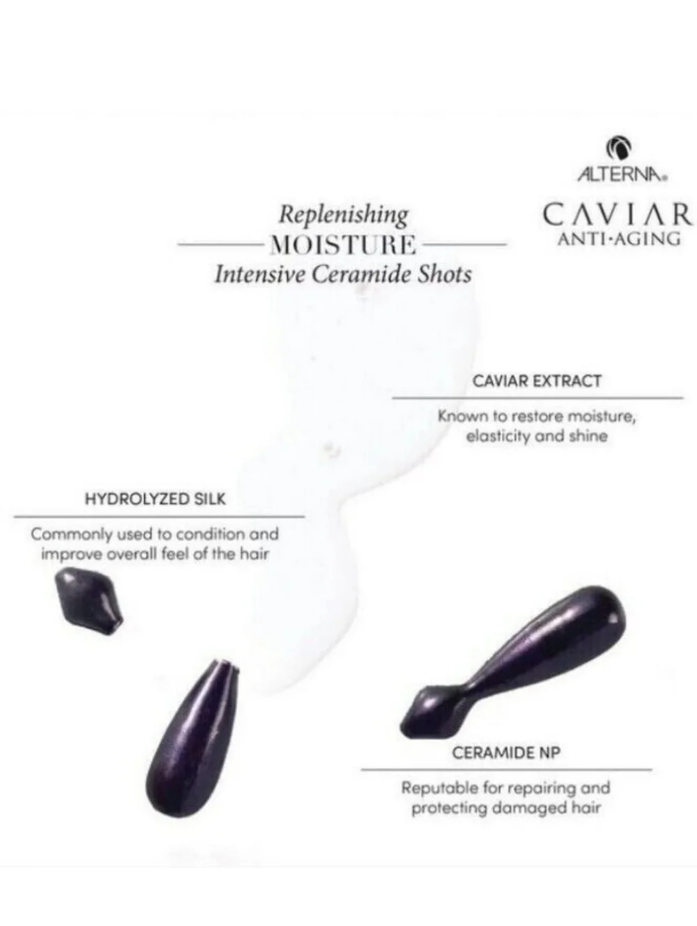 Alterna Caviar Ceramide Intensive Moisturizing Shot Capsules For Hair